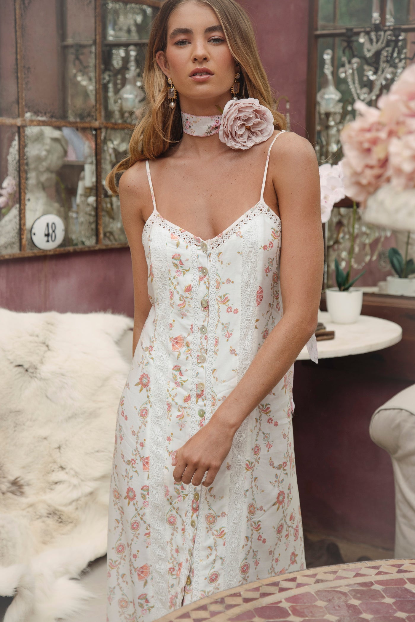 Antoinette Slip Dress - Delilah