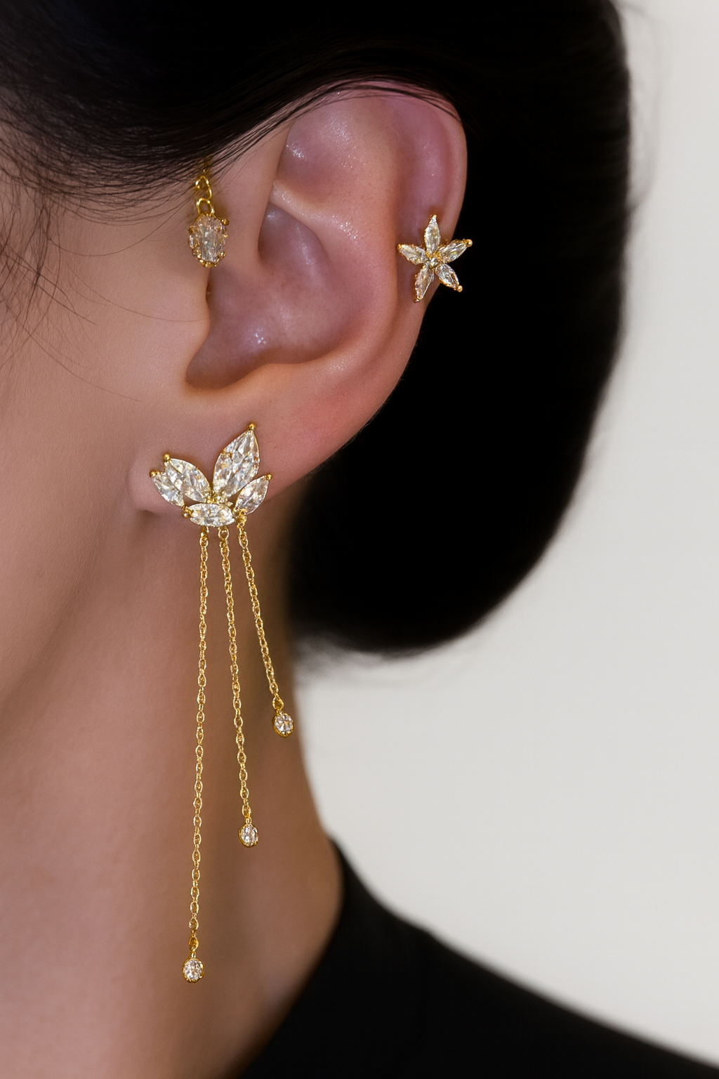 Aurora Starfall Ear Cuff