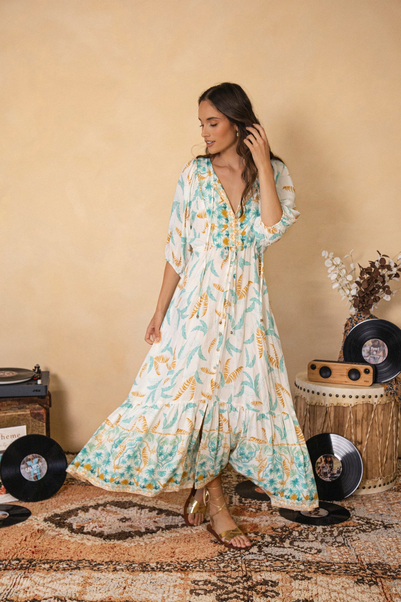 Cleo Maxi Dress - Island Breeze