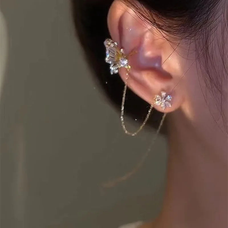 Blossom Wing Ear Cuff – Pair
