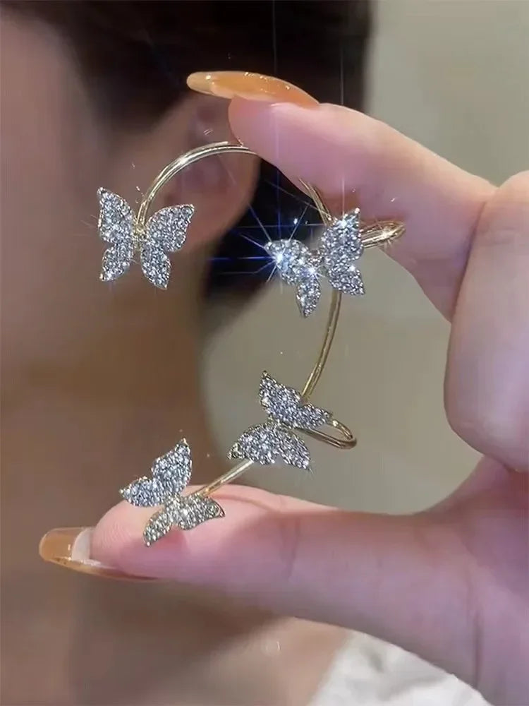 Celestia Butterfly Ear Cuff – Pair